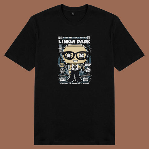 Áo thun unisex cotton in hình pop culture cartoon series -  Linkin Park - Chester Bennington (nhiều màu)