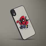 Ốp lưng  iphone in hình Super Heroes Series - Deadpool Race (đủ model iphone)