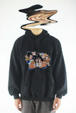 Áo khoác hoodie unisex cotton hình Dragonball Group Selfie (nhiều màu)