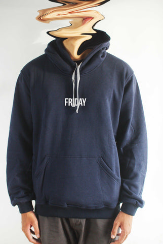 Áo khoác hoodie unisex cotton in chữ Friday (nhiều màu)