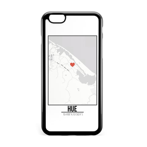 Ốp lưng dẻo iphone in hình Love City Map - Hue