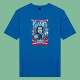 Áo thun unisex cotton in hình pop culture cartoon series - Korn Jonathan Davis  (nhiều màu)