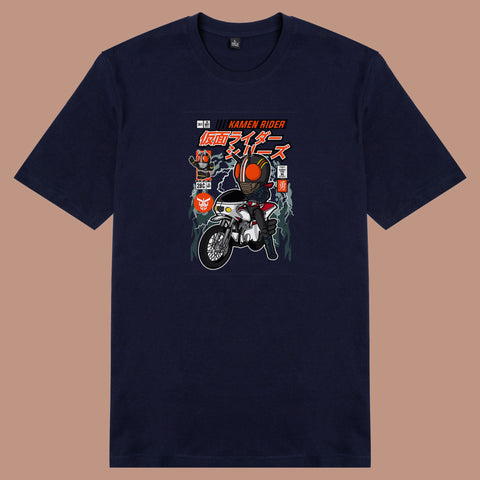 Áo thun unisex cotton in hình pop culture cartoon series - Kamen Rider (nhiều màu)