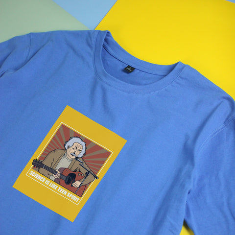 Áo thun unisex cotton 100% in hình Iconic People - Kurt Einstein