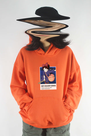 Áo khoác hoodie unisex cotton hình Pantone - Kiki's delivery service (nhiều màu)