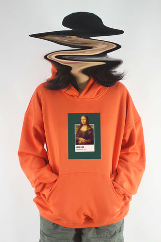 Áo khoác hoodie unisex cotton hình Pantone - Mona Lisa (nhiều màu)