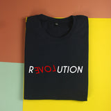 Áo thun unisex cotton 100% in chữ Revolution (nhiều màu)