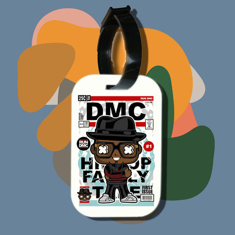 Travel tag cho túi xách/balo du lịch in hình pop culture cartoon series - Run DMC