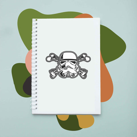 Sổ tay notebook giấy ford in hình Super Heroes Storm Trooper Crossbone