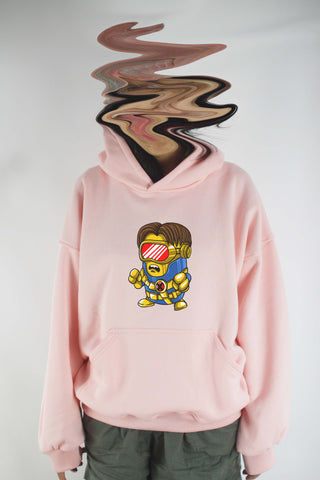Áo khoác hoodie unisex cotton hình Super Heroes Series - Cyclops Minion (nhiều màu)