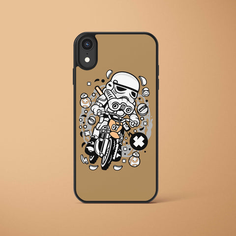 Ốp lưng iphone in hình Super Heroes - Trooper Motocross (đủ model iphone)