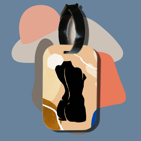 Travel tag cho túi xách/balo du lịch in hình abstract body art 10