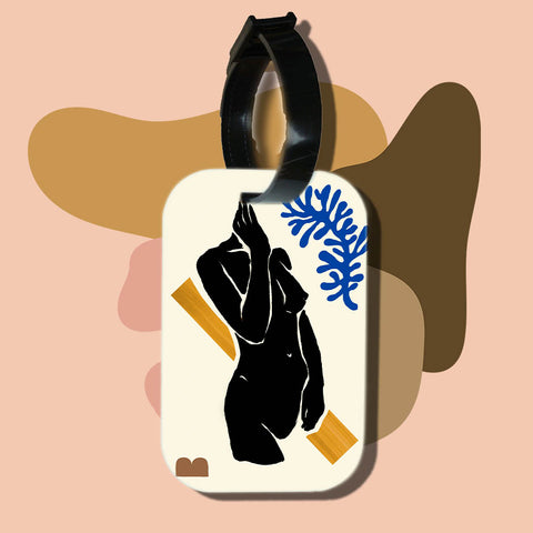Travel tag cho túi xách/balo du lịch in hình abstract body art 5