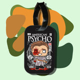 Travel tag cho túi xách/balo du lịch in hình pop culture cartoon series - american psycho