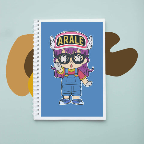 Sổ tay notebook giấy ford in hình Arale