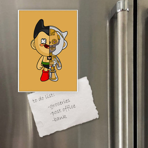 Miếng hít tủ lạnh giữ note in hình Astroboy