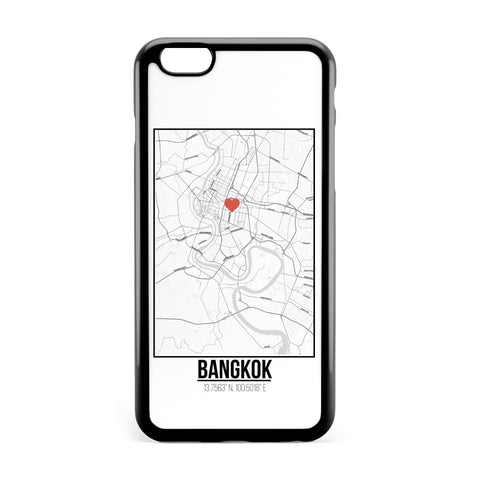 Ốp lưng dẻo iphone in hình Love City Map - BangKok