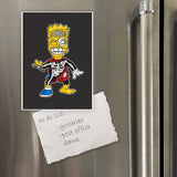 Miếng hít tủ lạnh giữ note in hình Bart Simpson