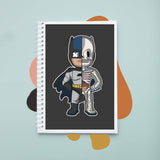 Sổ tay notebook giấy ford in hình Half Skeleton - Batman