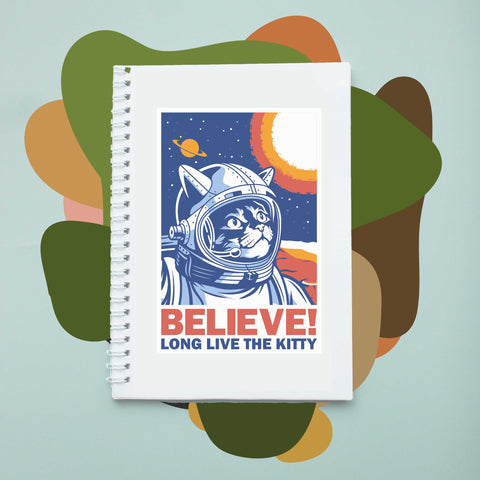 Sổ tay notebook giấy ford in hình Cat Lover Believe