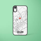 Ốp lưng  iphone in hình Love City Vietnam Map - Cao Lãnh (đủ model iphone)