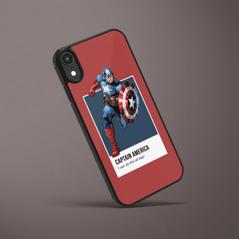 Ốp lưng  iphone in hình Pantone Series - Captain America (đủ model iphone)