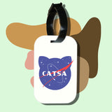 Travel tag cho túi xách/balo du lịch in hình Cat Lover series Catsa