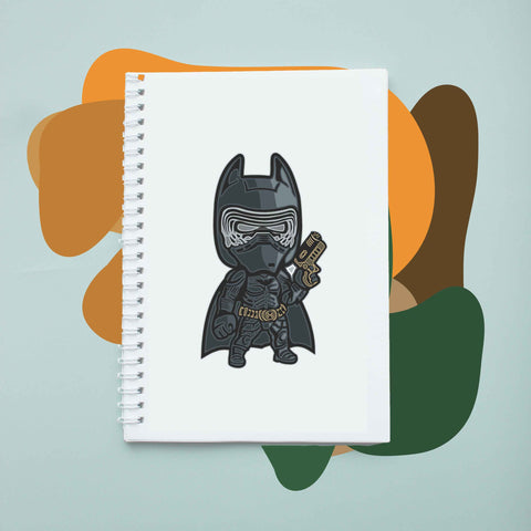 Sổ tay notebook giấy ford in hình Super Heroes Darkest Knight