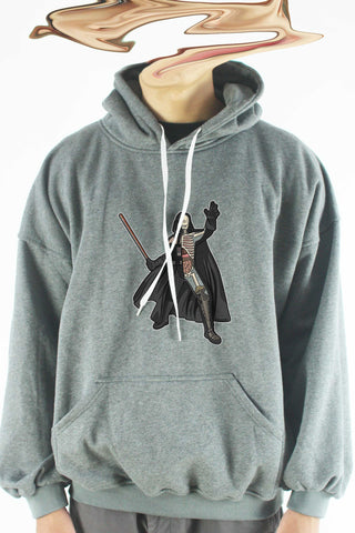 Áo khoác hoodie unisex cotton hình Half Skeleton series - Darth Vader (nhiều màu)