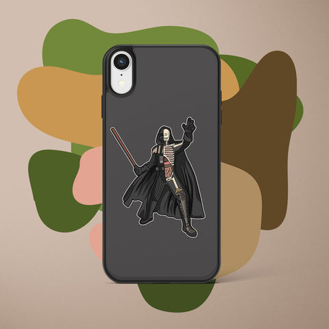 Ốp lưng iphone in hình Half Skeleton - Darth Vader (đủ model iphone)