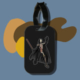Travel tag cho túi xách/balo du lịch in hình Half Skeleton - Darth Vader