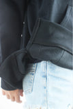 Áo hoodie unisex cotton nỉ trơn - xẻ tà (nhiều màu)