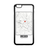 Ốp lưng dẻo iphone in hình Love City Map - Dresden