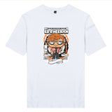 Áo thun unisex cotton in hình pop culture cartoon series - Ed Sheeran (nhiều màu)