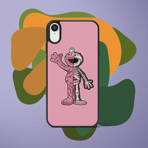 Ốp lưng iphone in hình Half Skeleton - Elmo Half  (đủ model iphone)