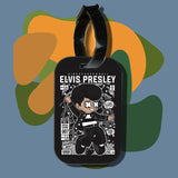 Travel tag cho túi xách/balo du lịch in hình pop culture cartoon series  elvis presley