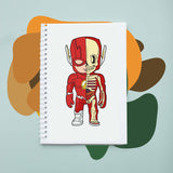 Sổ tay notebook giấy ford in hình Half Skeleton - Flashman