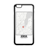 Ốp lưng dẻo iphone in hình Love City Map - Geneva