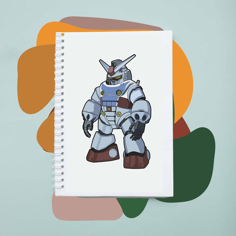 Sổ tay notebook giấy ford in hình Gundam