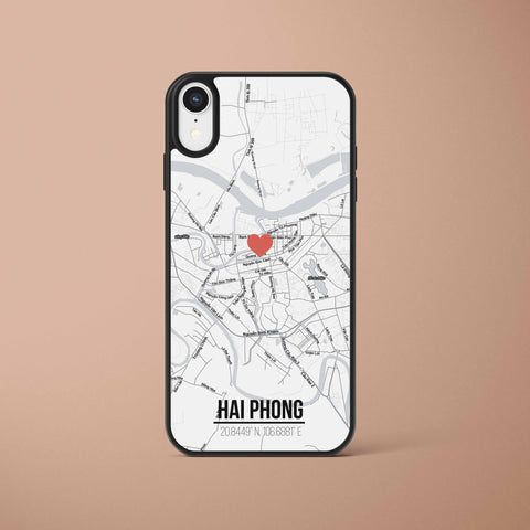 Ốp lưng  iphone in hình Love City Vietnam Map - Hải Phòng (đủ model iphone)