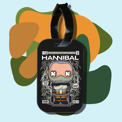 Travel tag cho túi xách/balo du lịch in hình pop culture cartoon series - hannibal