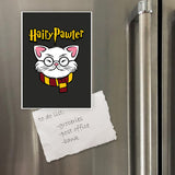 Miếng hít tủ lạnh giữ note in hình Hairy Pawter