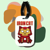 Travel tag cho túi xách/balo du lịch in hình Cat Lover series - Iron Cat