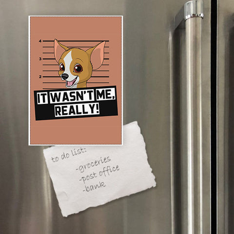 Miếng hít tủ lạnh giữ note in hình Pet Lover Chihuahua