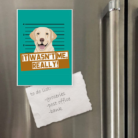 Miếng hít tủ lạnh giữ note in hình Pet Lover Golden Retriever