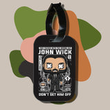 Travel tag cho túi xách/balo du lịch in hình pop culture cartoon series - john wick