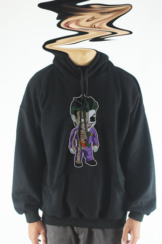 Áo khoác hoodie unisex cotton hình Half Skeleton series - Joker (nhiều màu)