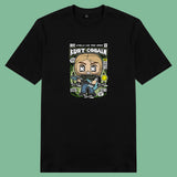 Áo thun unisex cotton in hình pop culture cartoon series - Kurt Cobain (nhiều màu)