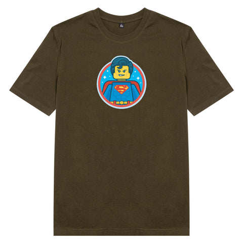 Áo thun unisex cotton 100% in hình lego series - Superman