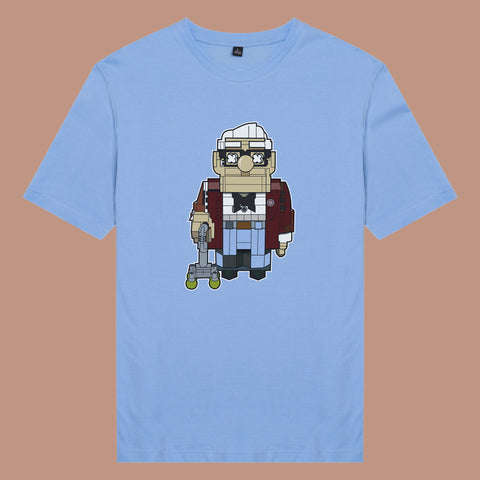 Áo thun unisex cotton in hình funky cartoon series - lego carl (nhiều màu)